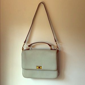 J Crew mint green shoulder bag